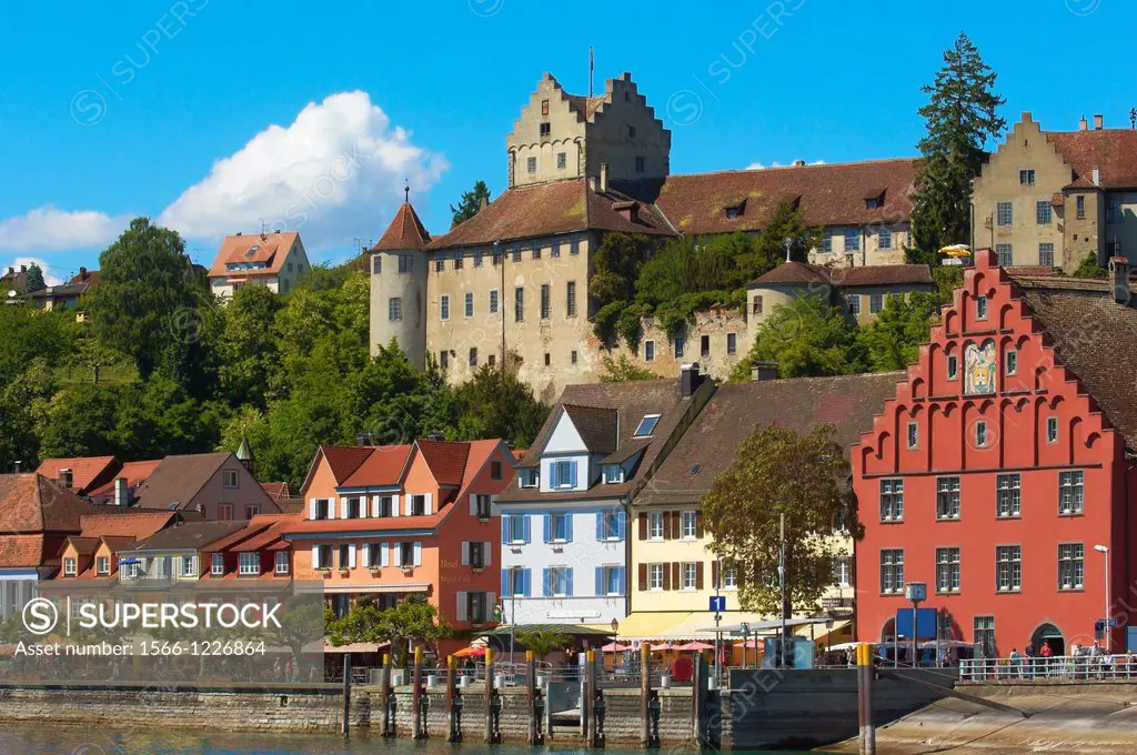 Meersburg, Castle, Lake Constance Bodensee, Baden-Wuerttemberg, Germany, Europe
