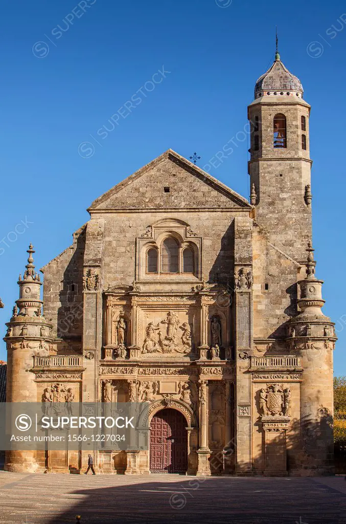 Sacra capilla del Salvador,Church of the Salvador 16th century in Plaza de Vázquez Molina, Úbeda  Jaén province  Andalusie  Spain