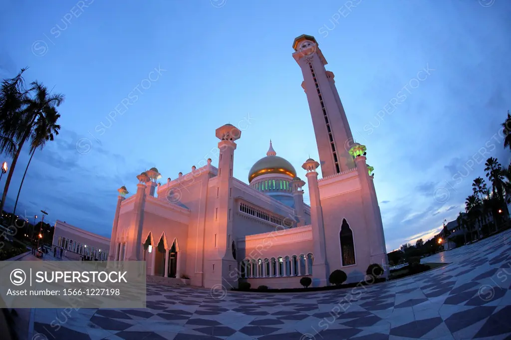 Mssjid Sultan Omar Ali Saifuddin Mosque, Bandar Seri Begawan, Brunei, borneo, asia