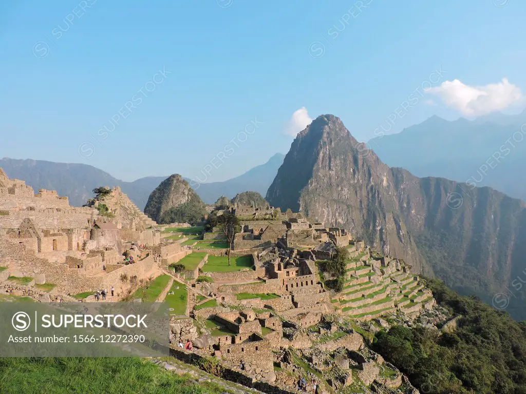 Ruins of Machu Picchu. Peru