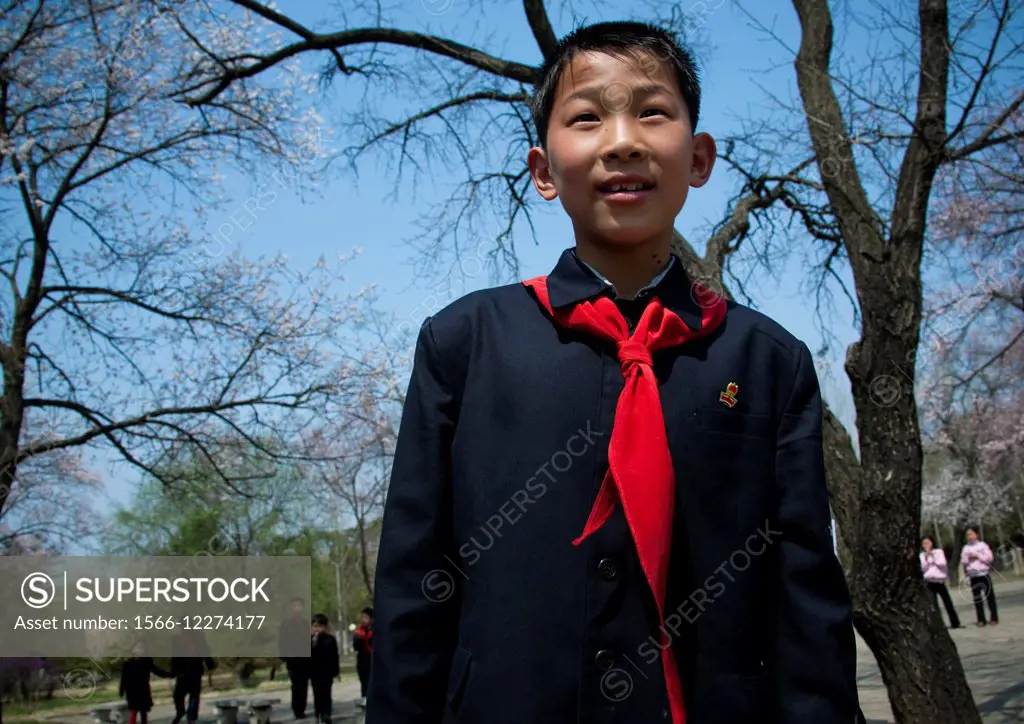 Young Pioneer In Pyongyang, North Korea