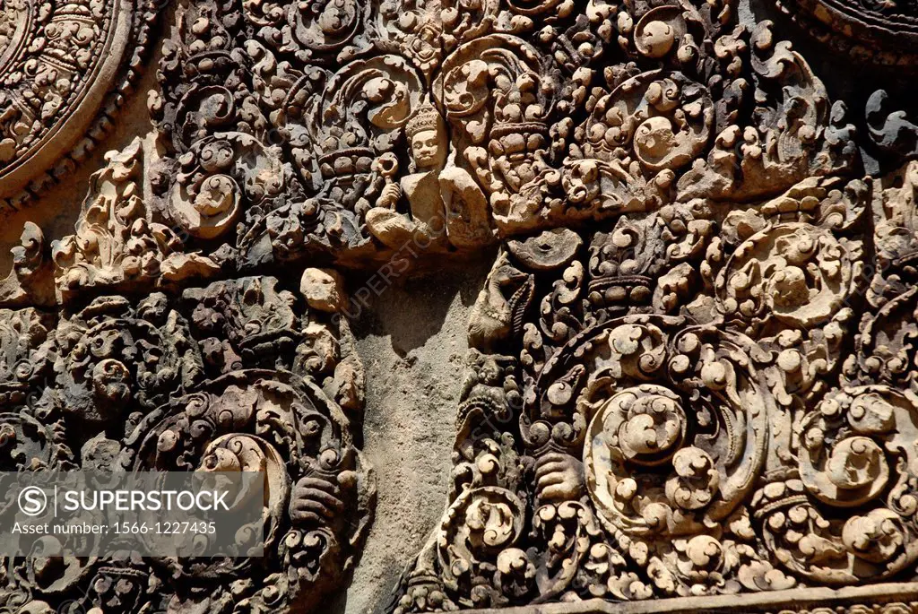 detail of Banteay Srei, Angkor Wat