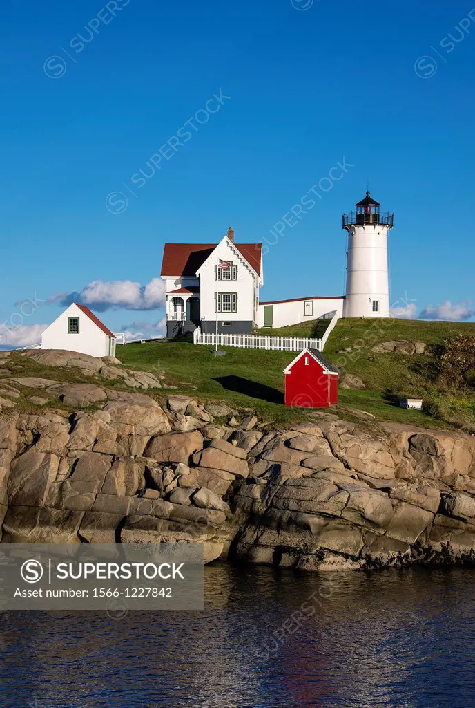 Nubble Lighthouse, Cape Neddick, York, Maine, USA