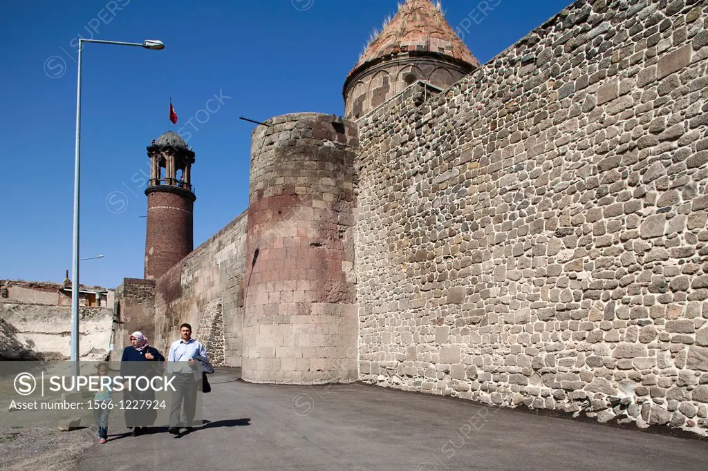 fortress, town of erzurum, eastern anatolia, turkey, asia