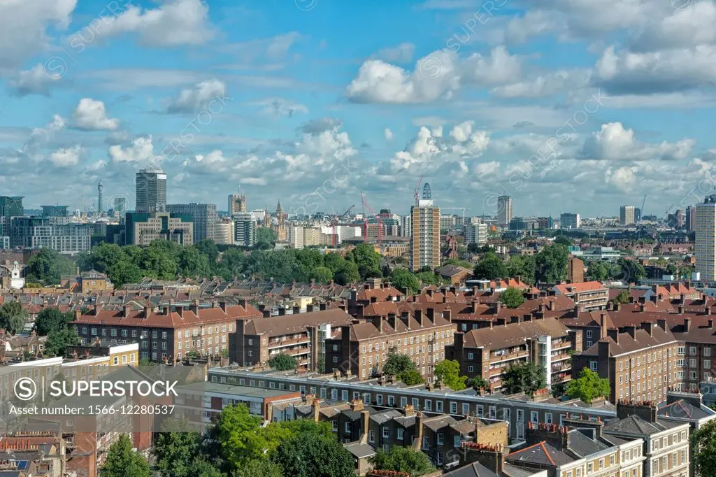 England, London, London buildings, view of london