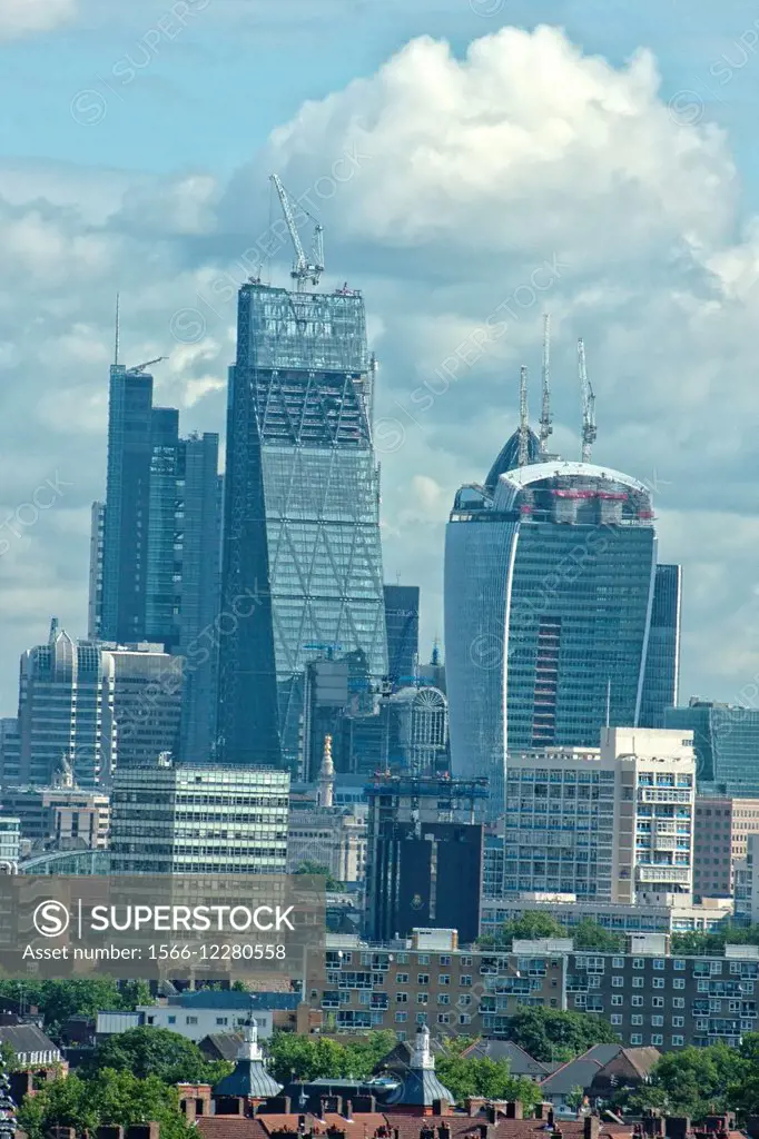 London buildings, view of London, England, UK