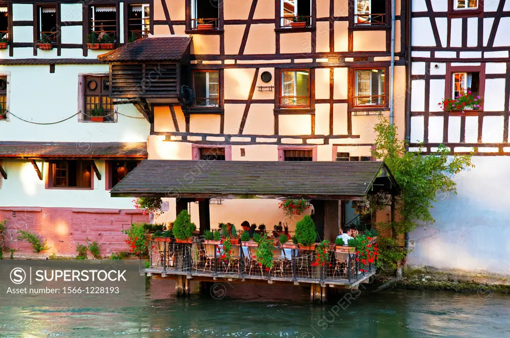 downtown of Strasbourg, France.
