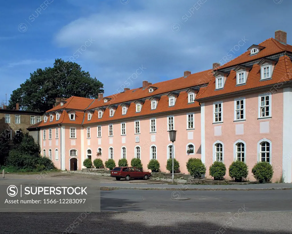Germany. Weimar, Ilm, Thueringer Becken, Thuringia, residential house of the court lady Charlotte von Stein, UNESCO World Heritage Site.