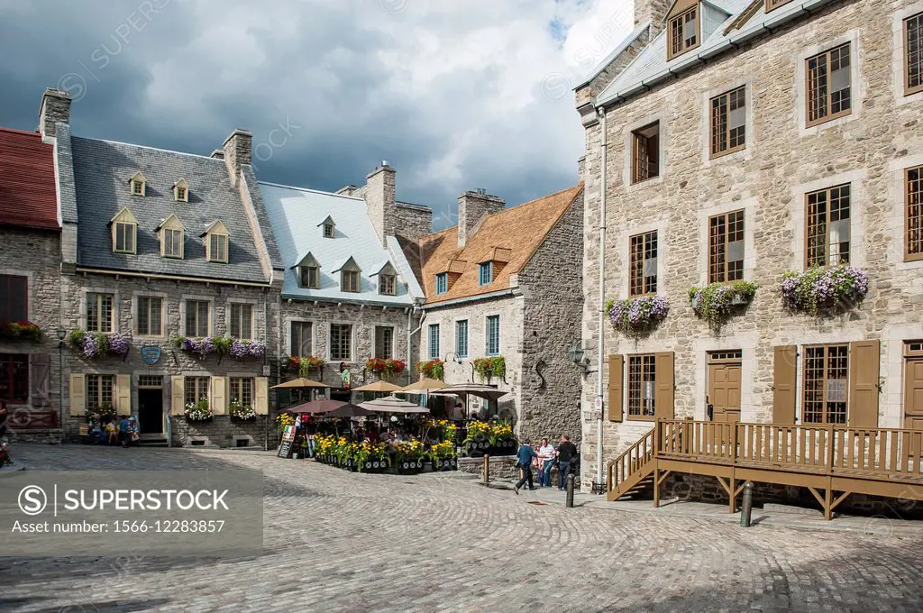 The Place Royale in Quebec City, Canada