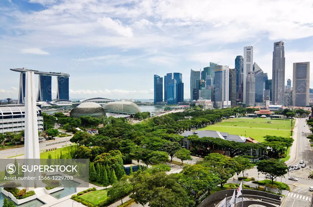 Singapore City skyline