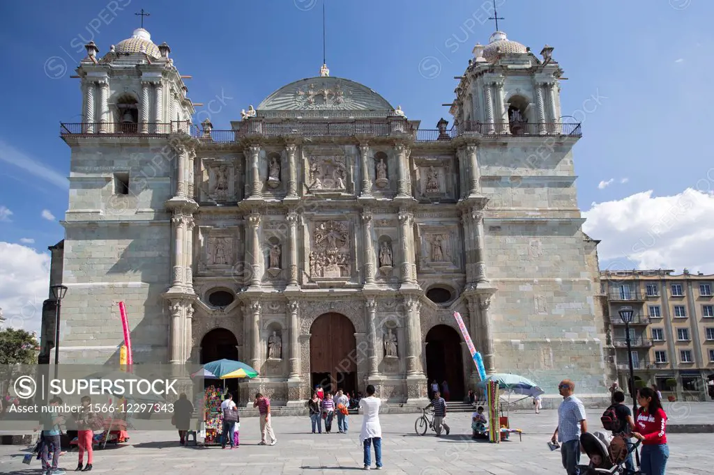 Oaxaca, Mexico - The Cathedral of Oaxaca.
