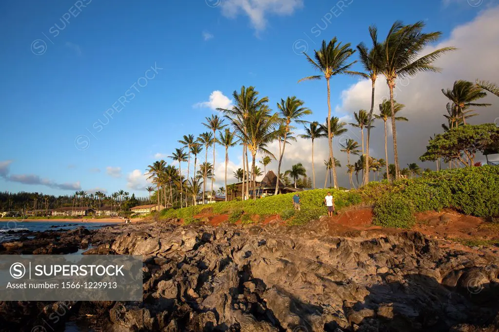 Beach in Napili Kahana, Maui Island, Hawaii, USA