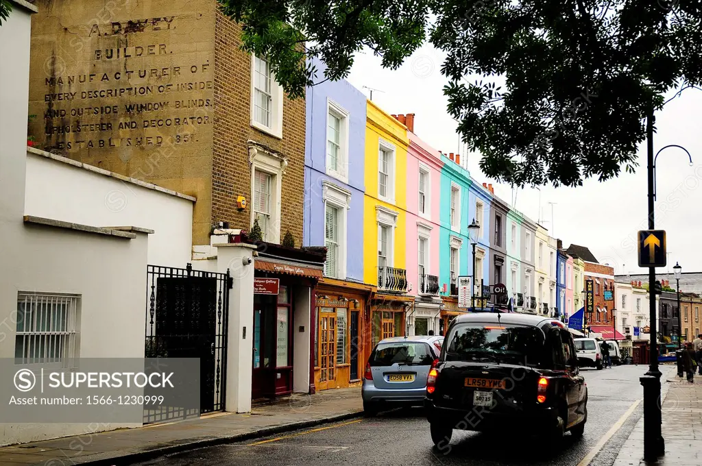 Portobello Road, Notting Hill, London, England, UK, Europe.