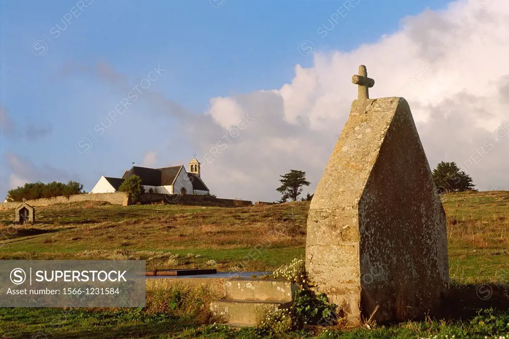 France, Brittany, Morbihan, Hoedic Island, The Village