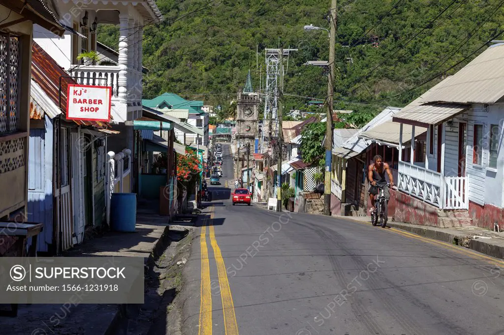 La Soufriere town, St Lucia