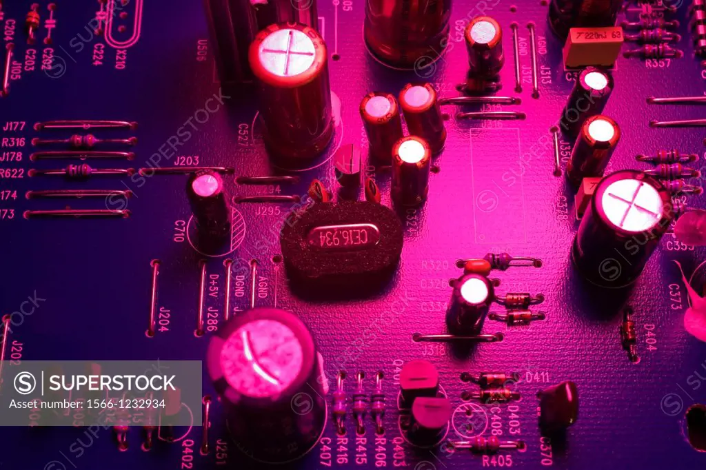 Computer circuit board, Studio Composition