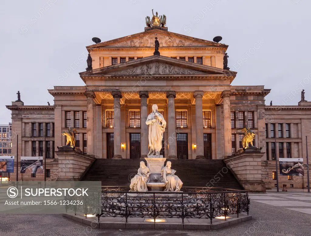 The Konzerthaus or Concert Hall is the most recent building on the Gendarmenmarkt    It was built in 1821 as the Schauspielhaus by Berlin´s famous  Ko...