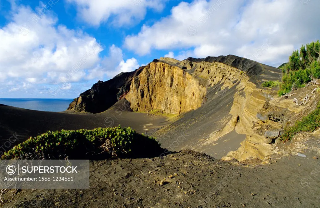 Punta dos Capelinhos, volcanic eruption destroyed by 1957, Faial Island, Atlantic Ocean, Azores Islands, Portugal