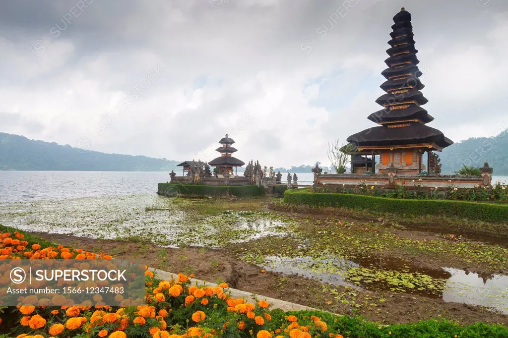 Pura Ulun Danu Bratan. Lake Bratan. Bali. Indonesia, Asia.