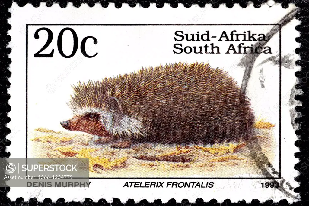 Atelerix frontalis, Animal Stamps, South Africa