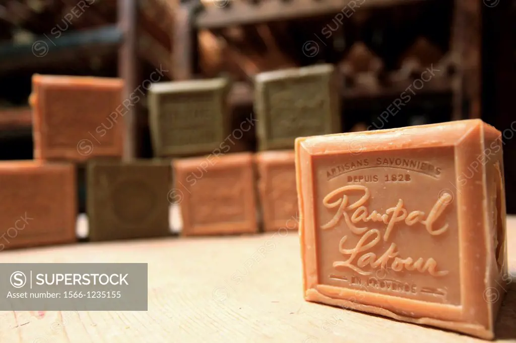 Traditional soap factory, Salon de Provence, Bouches du Rhône, 13, PACA, France.