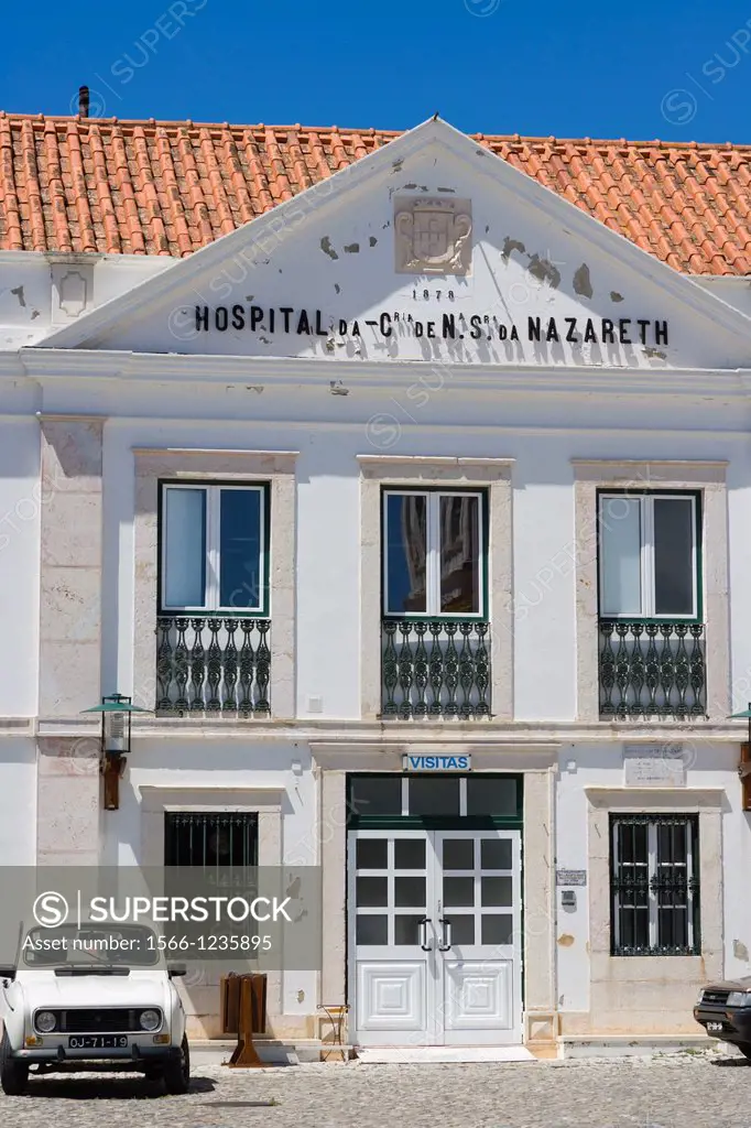 Hospital da Confraria de Nossa Senhora da Nazare, Sitio, old vilage, Nazare, Oeste, Leiria District, Portugal.