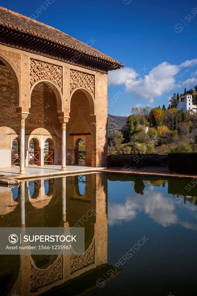 Partal,Torre de las Damas, Alhambra, Granada, Andalucia, Spain