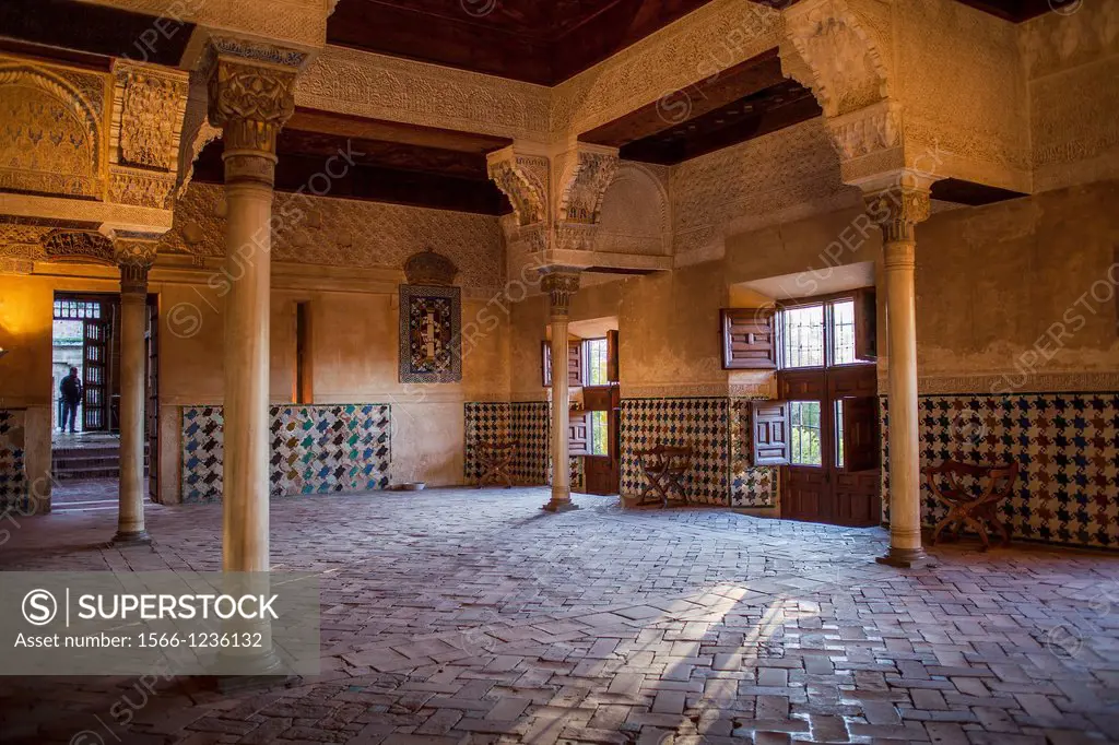 Mexuar Hall Mexuar Nazaries palaces Alhambra, Granada  Andalusia, Spain
