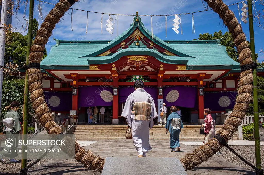 HieJinja shrine, Nagata-cho Tokyo city, Japan, Asia