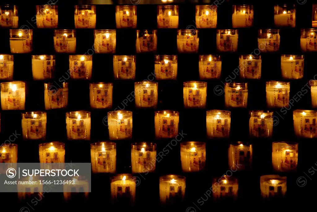 candles at the Notre Dame, Paris