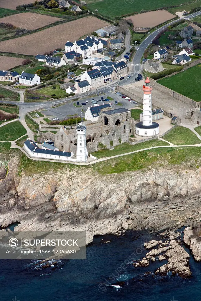 Pointe Saint Mathieu in Brittany - France.