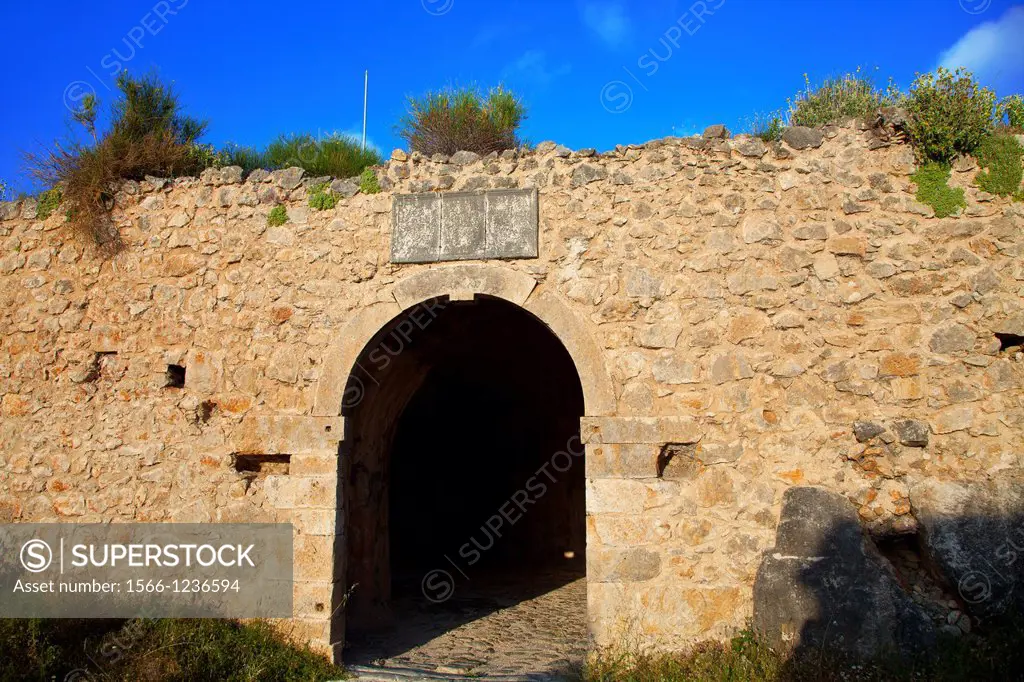 Greece, Ionian, kefalonia : Assos castle