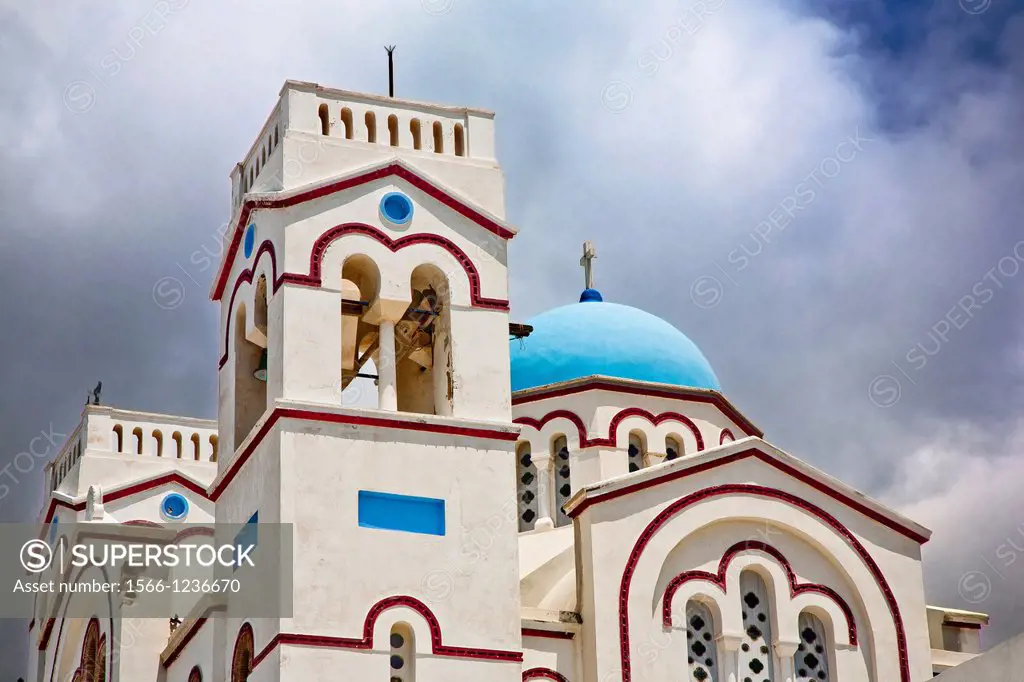 greece, cyclades, Amorgos, Tholaria : Church