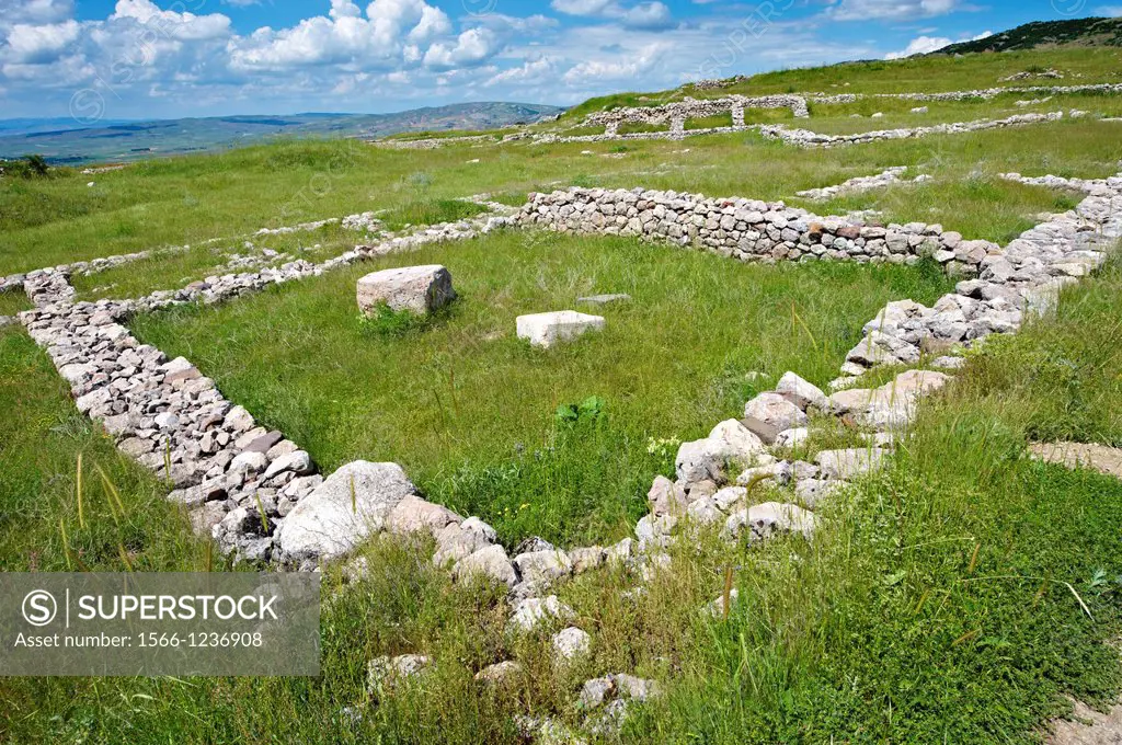 Photo of the Hittite Palace Walls to the Hittite capital Hattusa 1