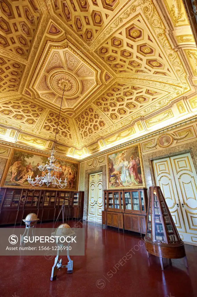 Third Room of The Library  Queen Mary Caroline commissioned German painter Freidrich Heinrich Fuger to decorate the Third Library Room  The paintings ...