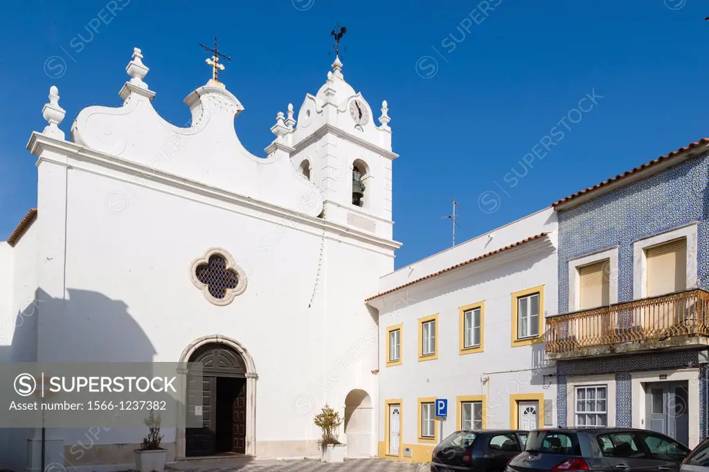 Igreja Matriz, Church, Sao Martinho do Porto, Alcobaca, Oeste, Leiria District, Portugal.