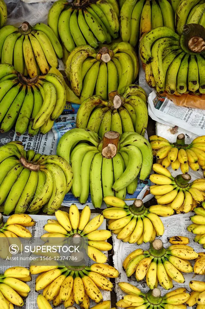 Bananas, Can Tho Market, Mekong Delta, Vietnam.