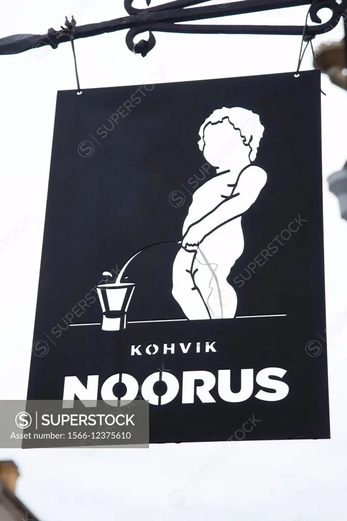 Noorus Bar Sign, Tallinn, Estonia.