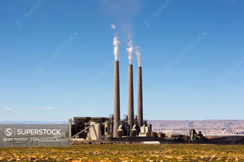 United States, Arizona, Navaro Nation , Page, Navajo Generating Plant