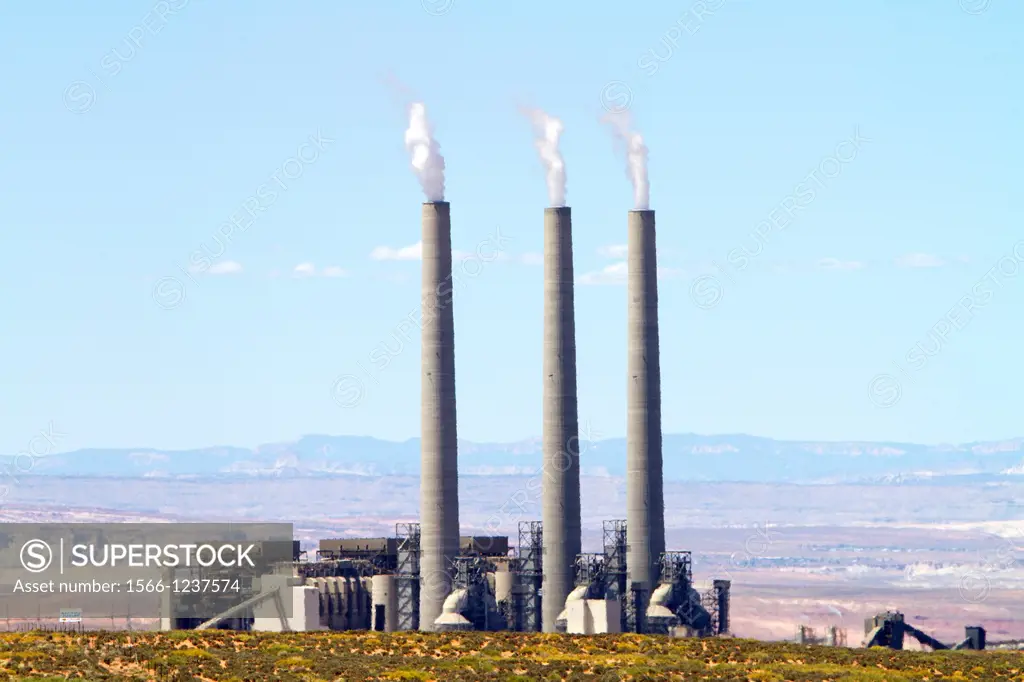 United States, Arizona, Navajo Nation , Page, Navajo Generating Plant