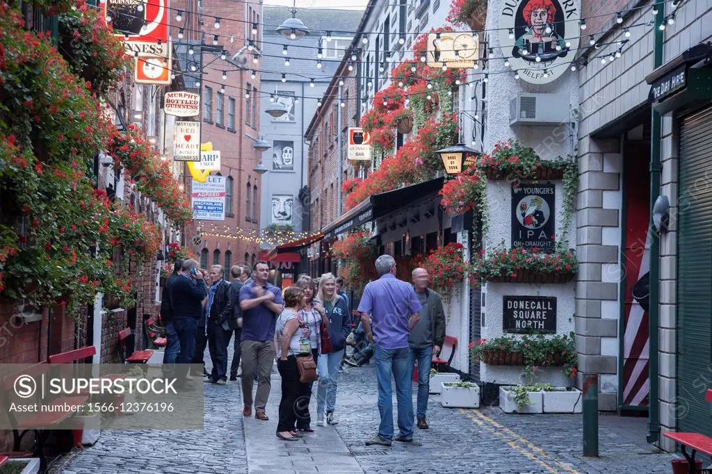 Hill Street, Belfast, Northern Ireland.