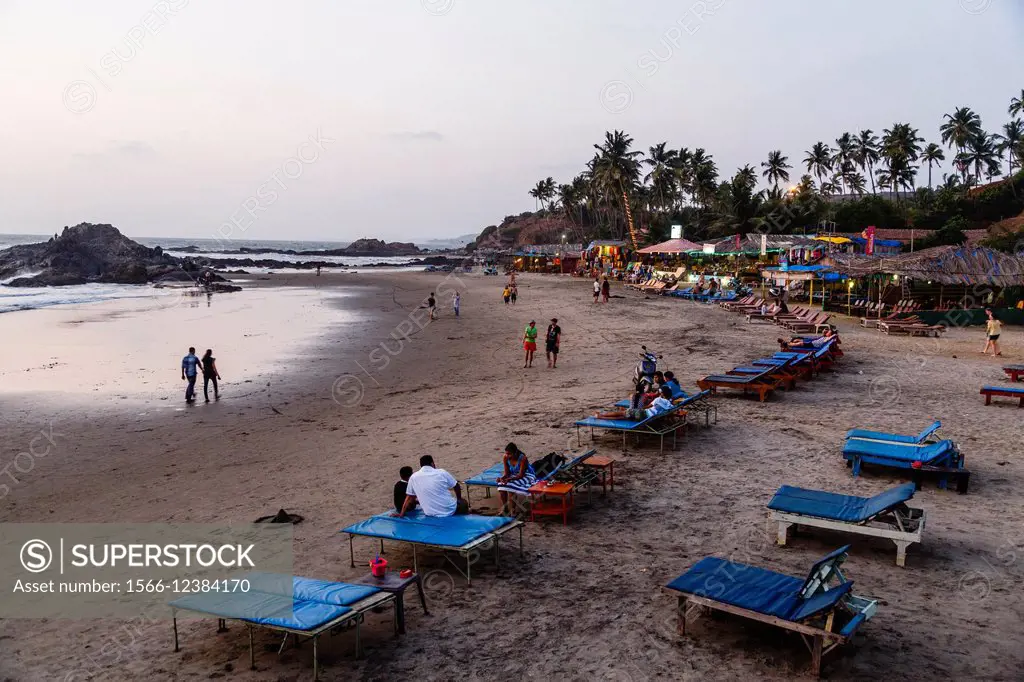 Vagator beach, Goa, India.