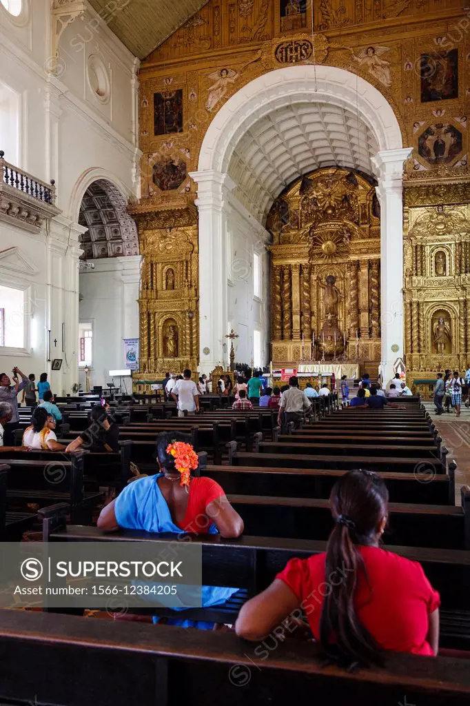 Basilica of Bom Jesus, Old Goa, India.