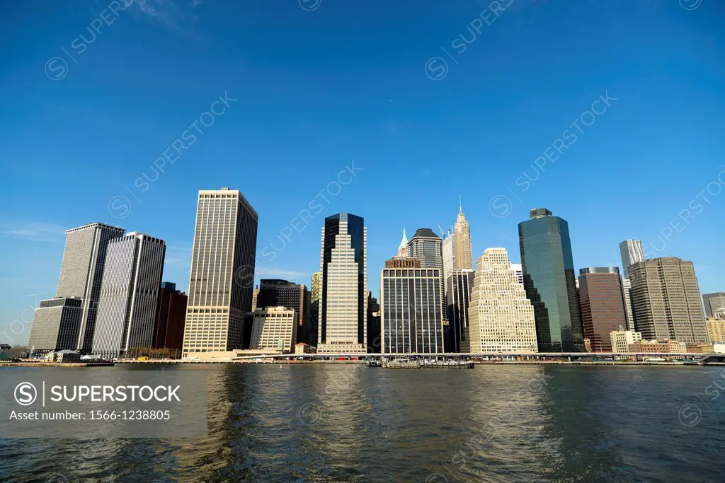 Lower Manhattan Skyline, New York, USA