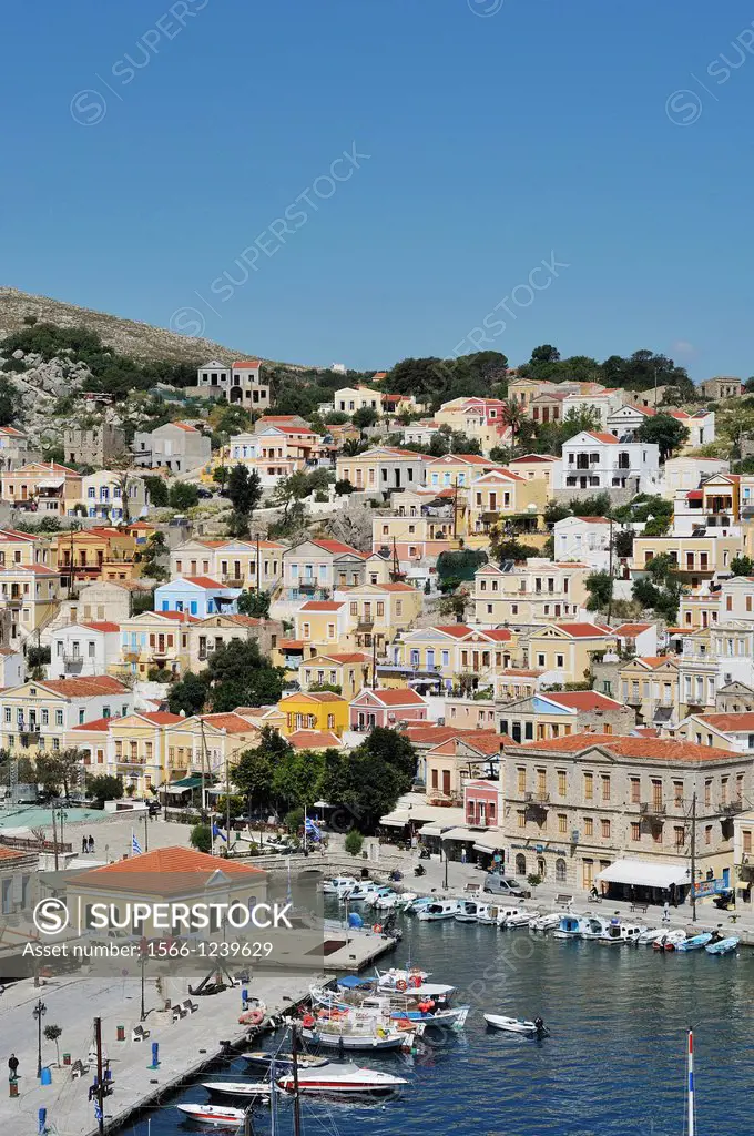Symi  Dodecanese Islands  Greece  Gialos Harbour