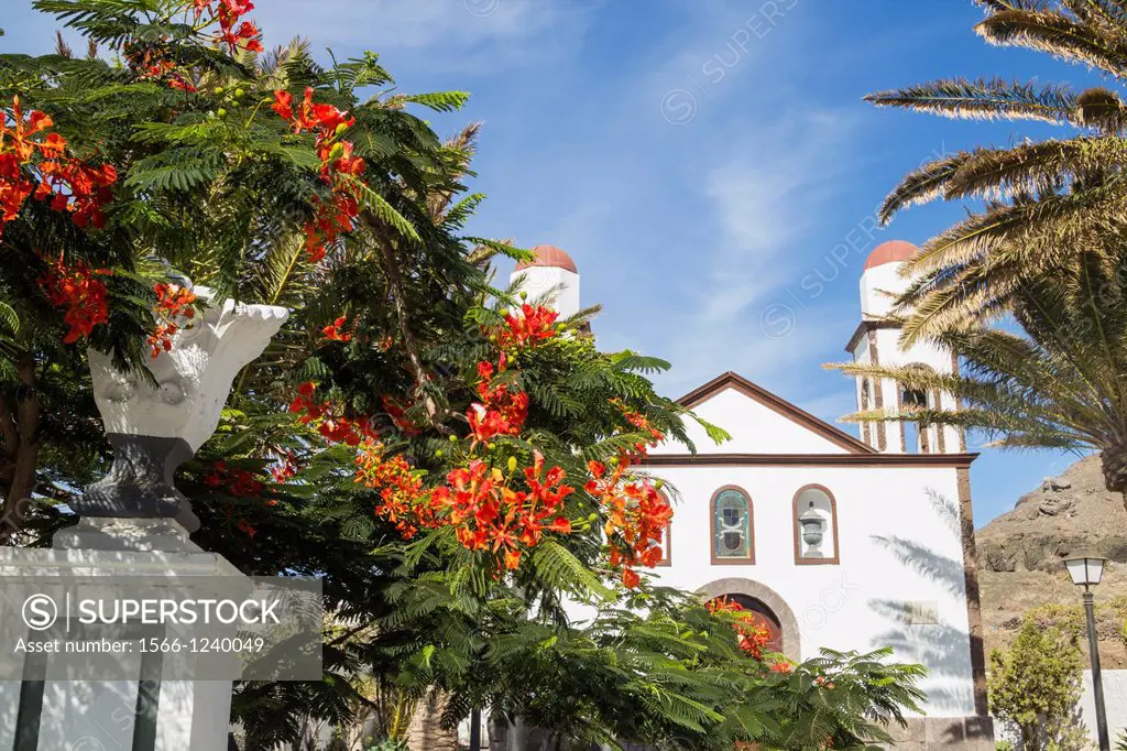 Ermita de Nuestra Senora de las Nieves in Puerto de Las Nieves, Agaete, Gran Canaria, Canary Islands, Spain