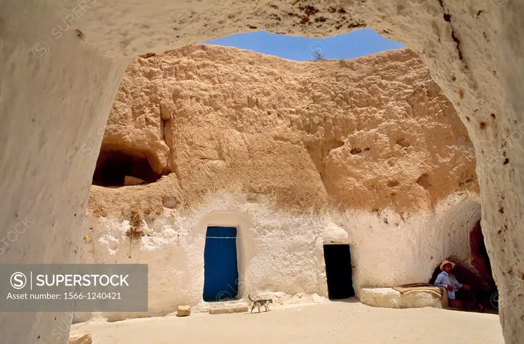 Underground houses  Matmata  Southern Tunisia.