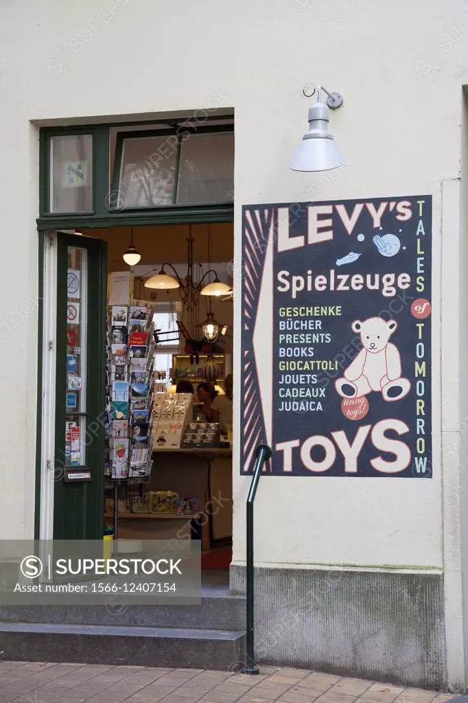 Toy Shop in Rosenhofe Shooping Gallery, Berlin, Germany.