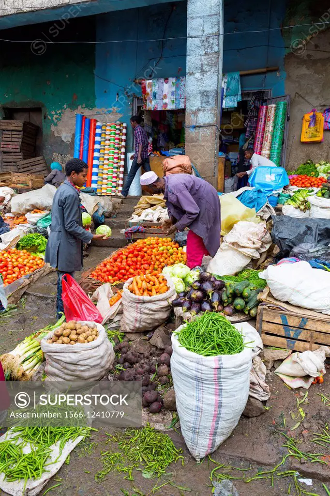 Mercato, Addis Abeba, Ethiopia, Africa.
