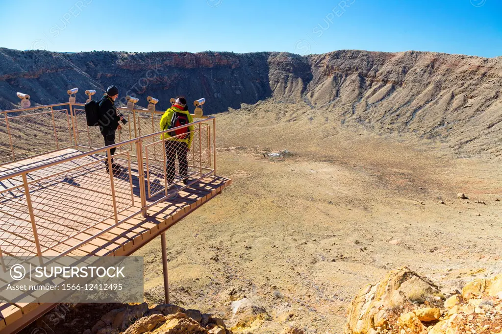 Meteor Crater is a meteorite impact crater. The site was formerly known as the Canyon Diablo Crater, Arizona, USA.